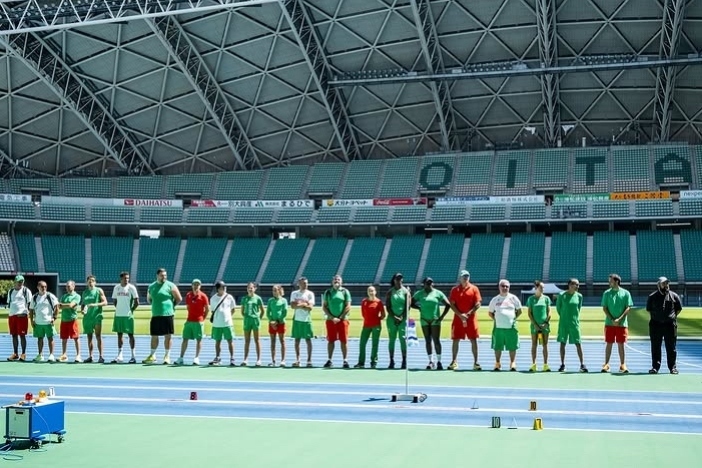 世界陸上ポルトガル代表が大分県大分市で事前キャンプを行いました。